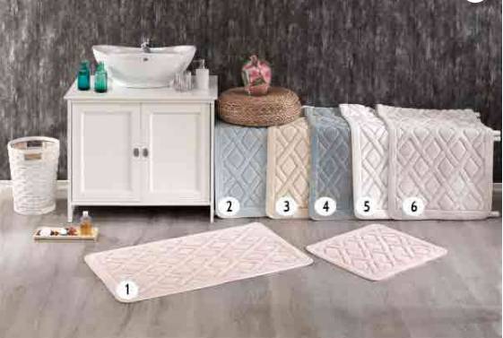 Vinaldi Banyo Paspas Takımı- Karo