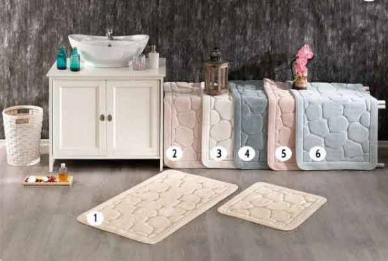 Vinaldi Banyo Paspas Takımı- Taş