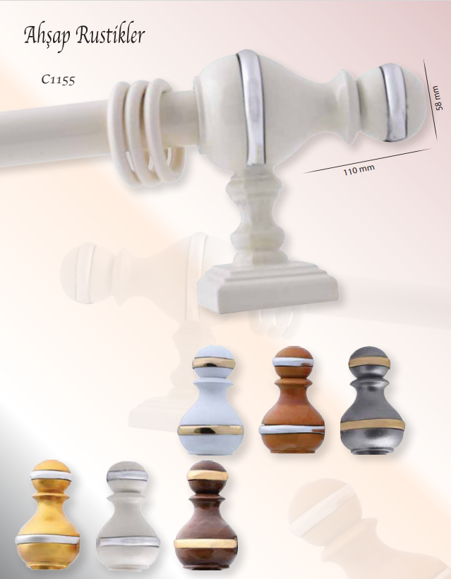 C1155 Ahşap Rustik